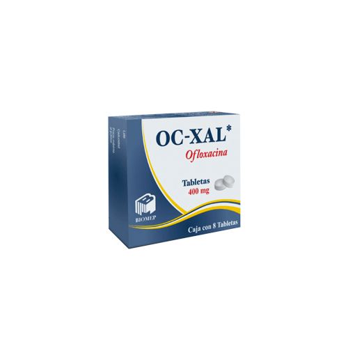 OFLOXACINA 400 MG, OC-XAL 8  tab