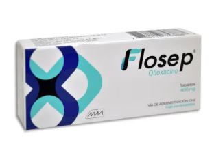 [785118753887] OFLOXACINO 400 mg, 8 tab, FLOSEP
