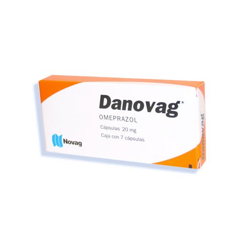 OMEPRAZOL 20 mg, 7 cap, DANOVAG