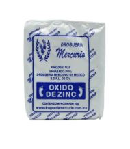 [3311000003722] OXIDO DE ZINC POLVOS DE, 50G,  1 sobre
