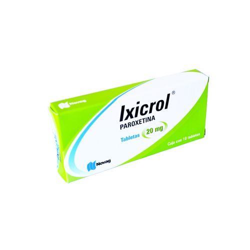PAROXETINA 20 mg, 10 tab, IXICROL