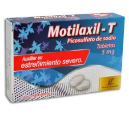 [7502006920021] PICOSULFATO DE SODIO 100 MG , MOTILAXIL-T 20  tab