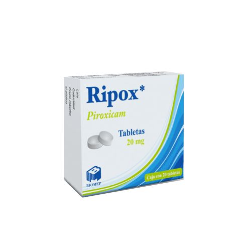 PIROXICAM 20 mg, 20 tab, RIPOX