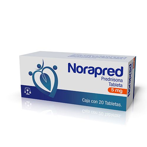 PREDNISONA 5 mg, 20 tab, NORAPRED