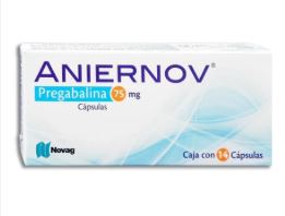 [7501075721096] PREGABALINA 75 mg, 14 cap, ANIERNOV