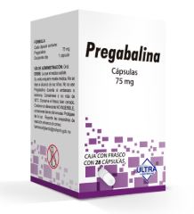 [7502216799813] PREGABALINA 75 MG, G.I. ULTRA 28  tab