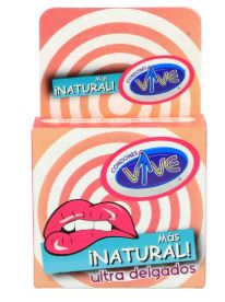 [7404001750255] PRESERVATIVO VIVE MAS NATURAL,  3  pza