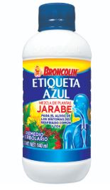 [714706100307] REMEDIO HERBOLARIO, BRONCOLIN ETIQ. AZUL 140  ml