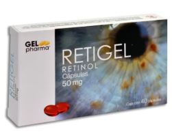 [7502227420218] RETINOL 50 mg 40 cap RETIGEL