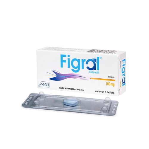 SILDENAFIL CITRATO DE 100 mg, 1 tab, FIGRAL