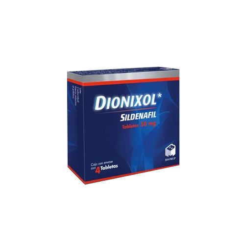 SILDENAFIL CITRATO DE 50 mg, 4 tab, DIONIXOL