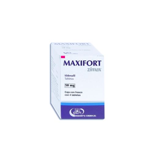 SILDENAFIL CITRATO DE 50 mg, 4 tab, MAXIFORT