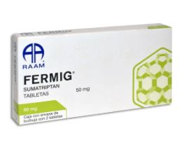 [7502227871065] SUMATRIPTAN SUCCINATO DE 50 MG , FERMING 2  tab