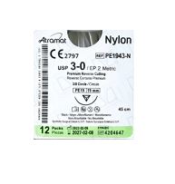 [7501566843641] SUTURAS NYLON MONOFILAMENTO 3-0, 1 pz