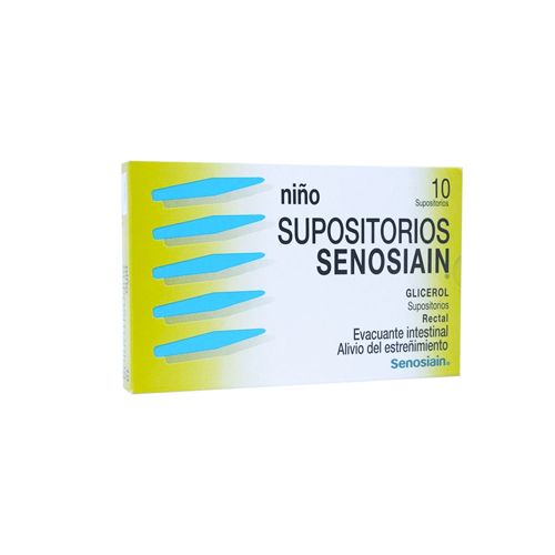 [7501314704163] SUPOSITORIOS SENOSIAIN NIÑO 10 supositorios