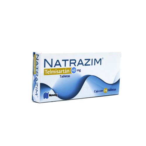TELMISARTAN 40 mg, NATRAZIM 14 tab