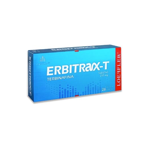 TERBINAFINA 250 mg, 7 tab, ERBITRAX-T