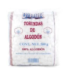 [7501868910164] TORUNDAS DE ALGODON 500 g, DIBAR