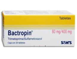 [7502001165526] TRIMETOPRIMA/SULFAMETAXOZAL 80/400 mg, 20 tab, BACTROPIN