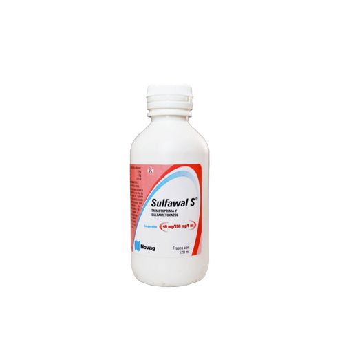 TRIMETOPRIMA/SULFAMETOXAZOL 40/200 mg/5 ml, 120 ml, SULFAWAL S