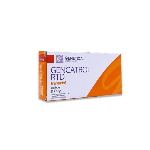 TRAMADOL 100 mg, 10 tab, GENCATROL RTD