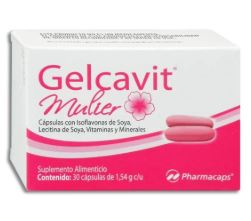 [7501130709847] VITAMINAS Y MINERALES CON FLAVONOIDES DE SOYA, 30 cap, GELCAVIT MULIER