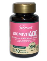 [7500326108754] VITAMINAS, MINERALES Y OMEGA 3, 30 cap, BIOMIVIT-400