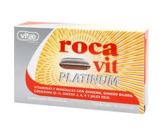 [7502227420928] VITAMINAS, MINERALES, GINSENG, GINKGO BILOBA, ROCA VIT PLATINUM 30 cap