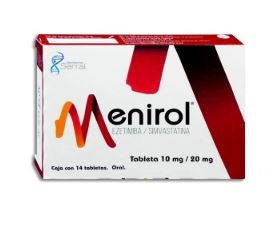 [7501258214759] EZETIMIBA/SIMVASTATINA 10/20 mg, 14 tab, MENIROL