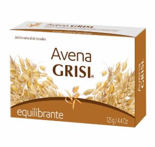 [7501022150801] JABON AVENA 125 gr, GRISI