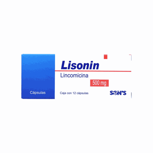 LINCOMICINA 500 mg, 12 cap, LISONIN
