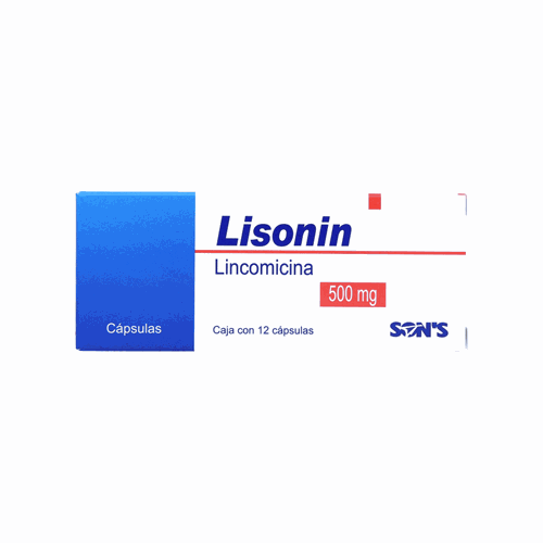 [7502001161856] LINCOMICINA 500 mg 12 cap LISONIN