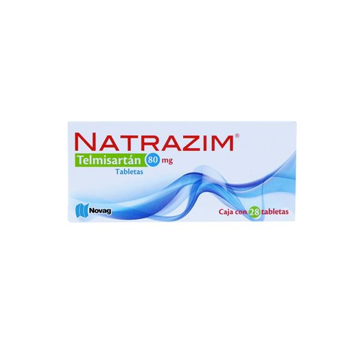 TELMISARTAN 80 mg, NATRAZIM 28 tab