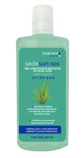 [7508304318508] GEL CALMANTE Y REPARADOR A BASE DE ALOE VERA AFTER SUN 250 ml, SEDESUN SOS