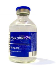 [7501125112881] LIDOCAINA 20 mg/1 ml, 50 ml, PISACAINA 2%