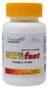 [7500463004063] PAPAYA CIRUELA 100/150 mg 30 tab GREMAFAST