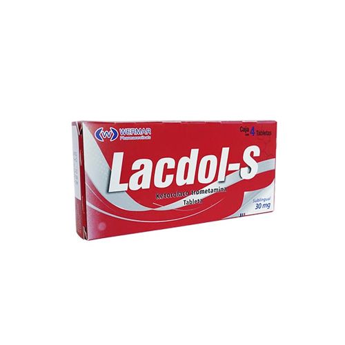 KETOROLACO 30 mg 4 tab subl LACDOL-S