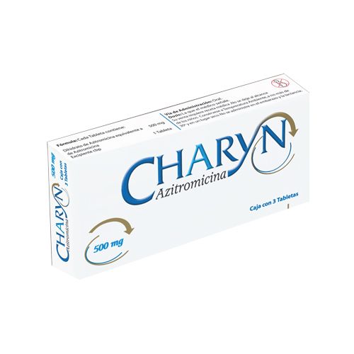 [7502240450018] AZITROMICINA 500 mg 3 tab CHARYN