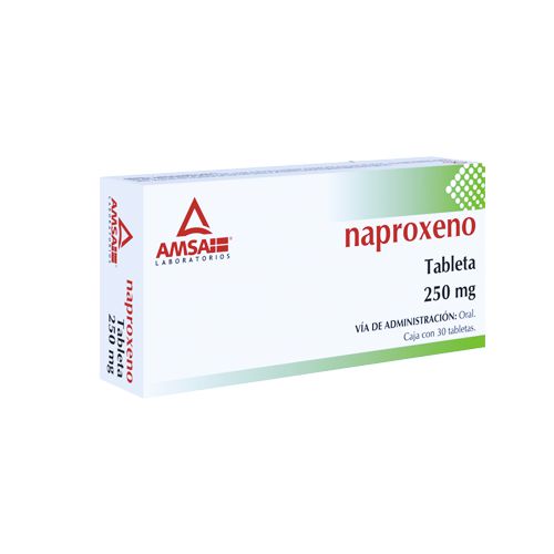 NAPROXENO 250 mg, 30 tab, AMSA