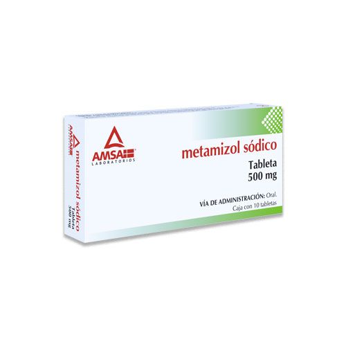 METAMIZOL SODICO 500 mg, 10 tab, AMSA