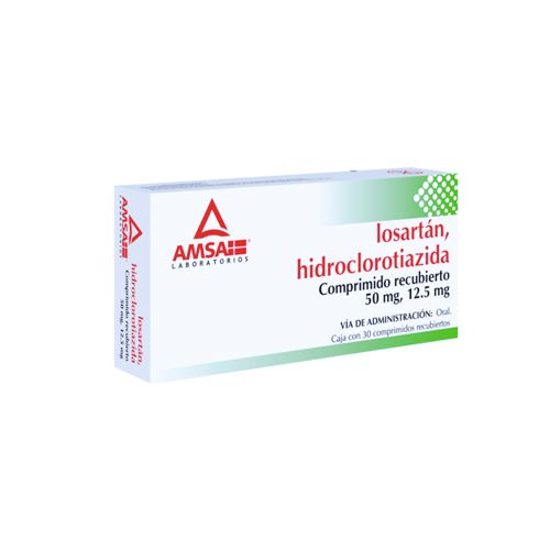 LOSARTAN/HIDROCLOROTIAZIDA 50 mg/12.5 mg AMSA 30 cmp.