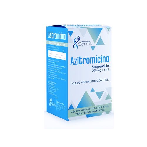 AZITROMICINA 200 mg/5 ml, 15 ml, SERRAL
