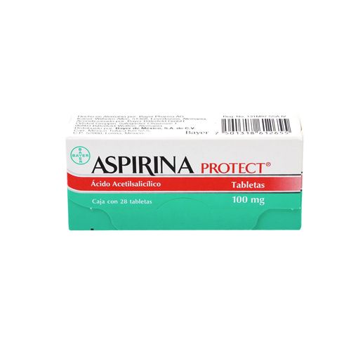 [7501318612655] ACIDO ACETILSALICILICO 100 mg 28 tab LR ASPIRINA PROTECT