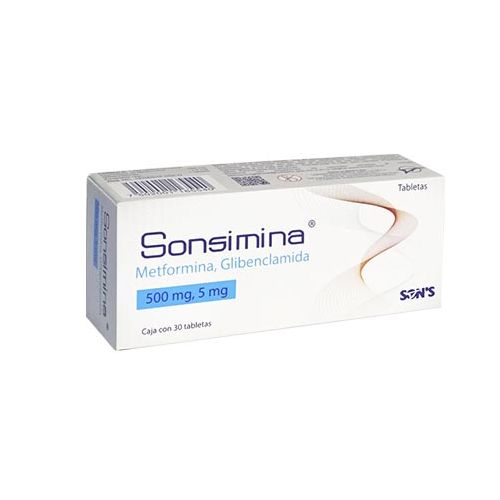 METFORMINA GLIBENCLAMIDA 500/5 mg 30 tab SONSIMINA