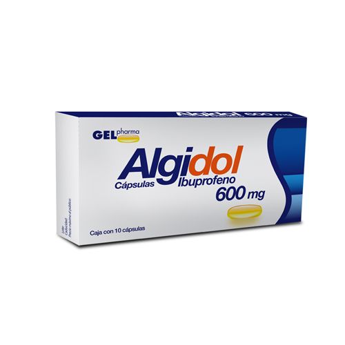 [7502227426715] IBUPROFENO 600 mg 10 cap ALGIDOL