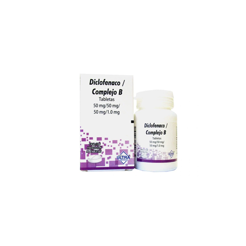 [7502216790865] COMPLEJO B DICLOFENACO SODICO 30 tab ARIFLAM FORTE