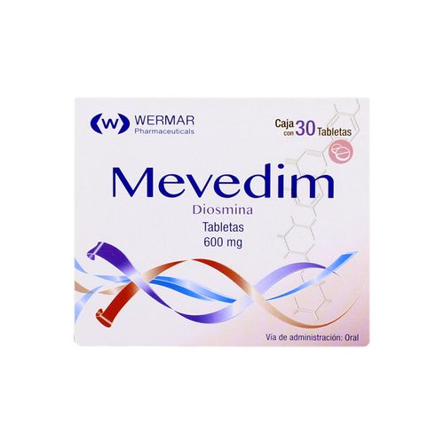 DIOSMINA 600 mg MEVEDIM 30 tabs