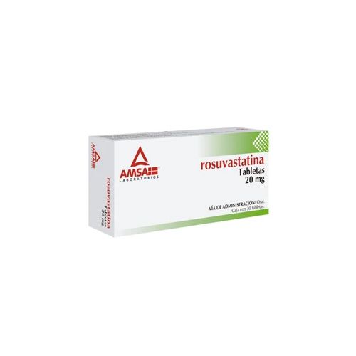 [7501349024090] ROSUVASTATINA 20 mg AMSA 30 tabs