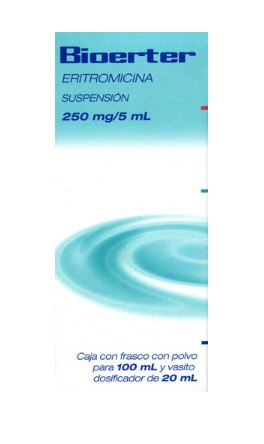 [7502226292182] ERITROMICINA 250 mg, 100 ml, BIOERTER
