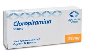 [821998000250] CLOROPIRAMINA 25mg 20tab GI